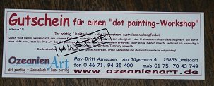 dot painting_Gutschein